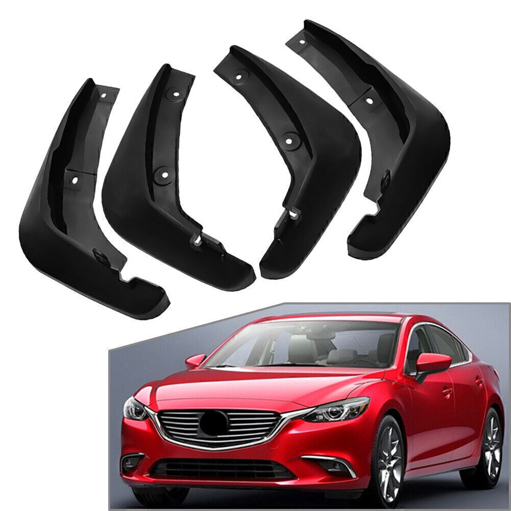 4PCS Mud Flaps Splash Guards Fender Mudguard for MAZDA 6 GJ 2013 2014 2015-2019
