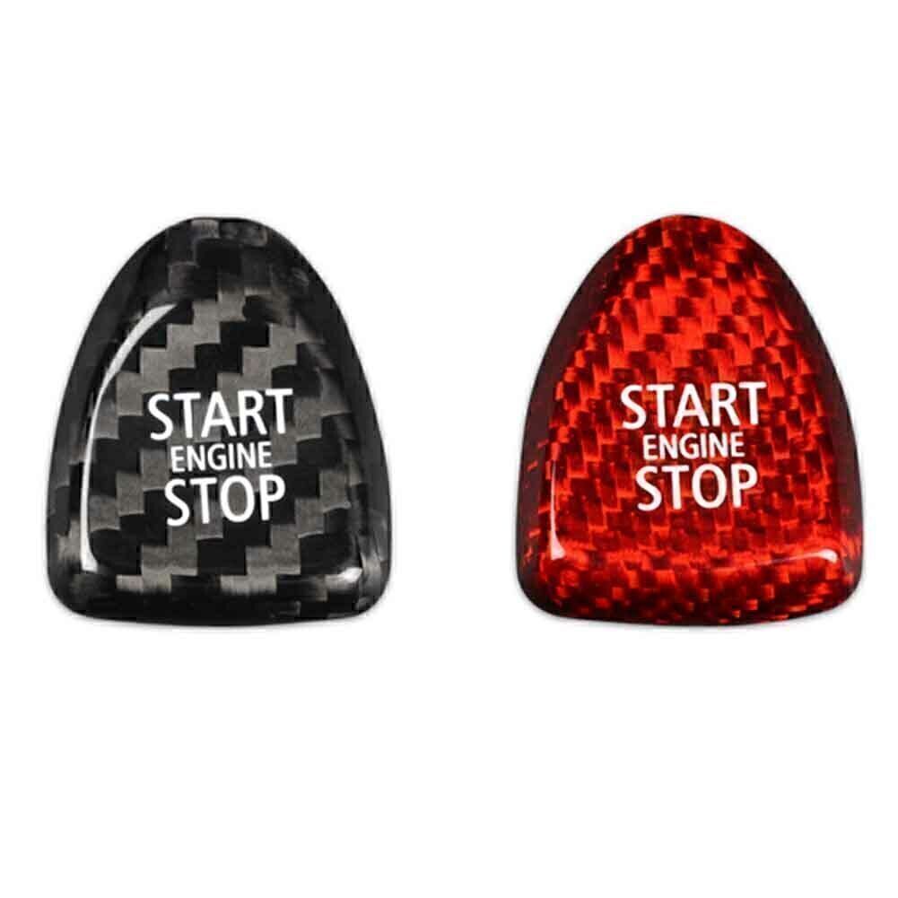 Carbon Fiber Keyless Start Button Cover Fit for BMW for Mini Cooper F Model F54 F55 F56