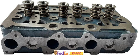 Complete Cylinder Head For Kubota D750 Engine W Full Set Valves Installed Ready