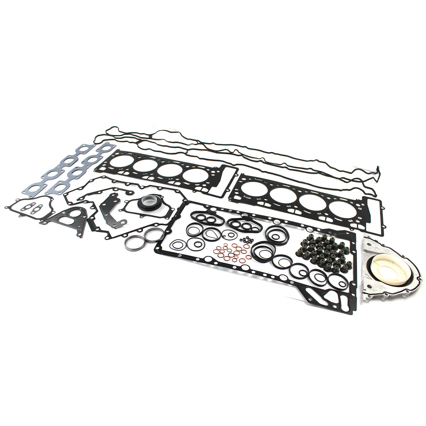 N63 Engine Overhaul Rebuild Kit - Timing Chain Kit Pistons Rings Set for BMW