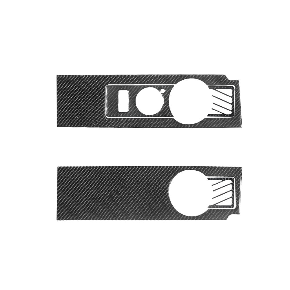 5pcs Carbon Fiber Side Defogger Air Vent Panel Trim for Ford Explorer 2008-2010