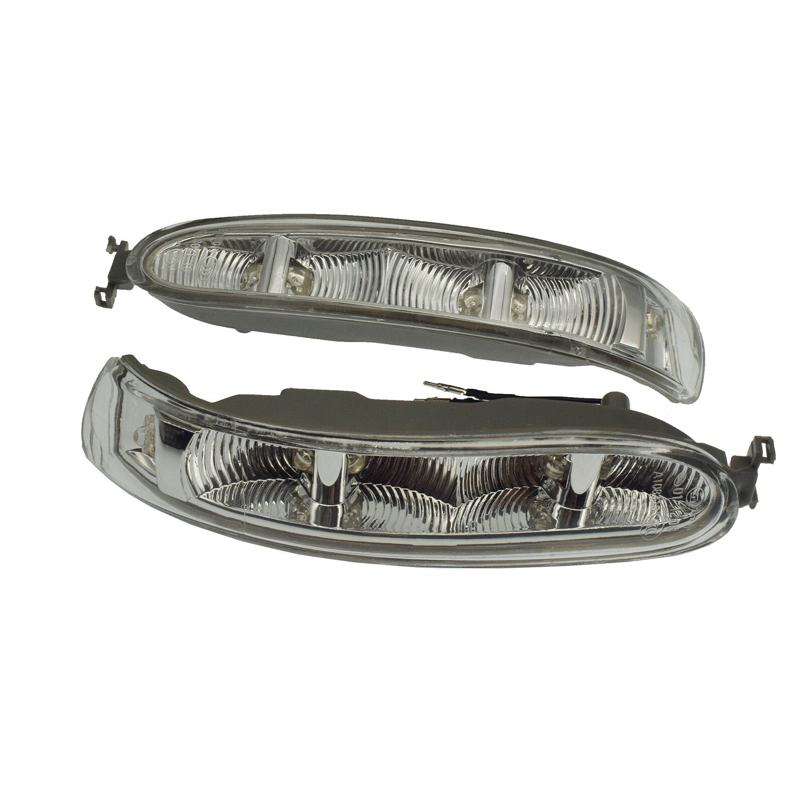 The left and right side mirror turn signals are a pair applicable to the for Mercedes-Benz W209 CLK-Class.