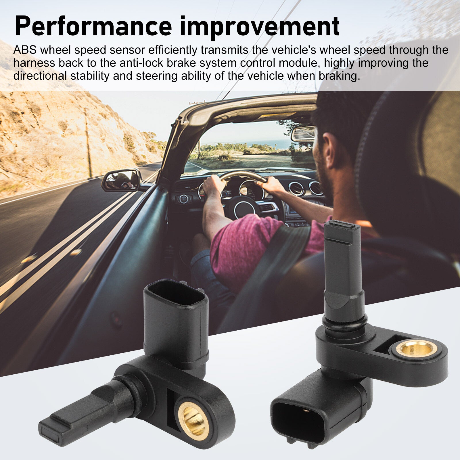 4-piece ABS wheel speed sensor kit (front/rear/left/right) for Toyota 4Runner Tacoma