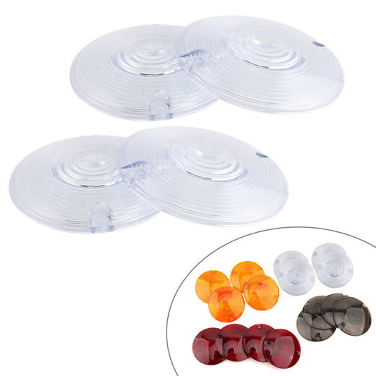 Turn Signal Light Cover Yellow Lens Amber Bulb Fit for Harley Tour Glide Classic