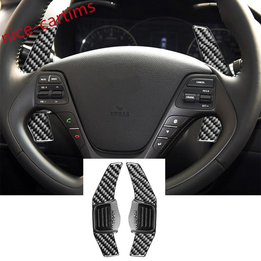 Steering Wheel Shift Paddle Shifter for Kia K3 13-18 K3S 14-16 ABS/Carbon Fiber