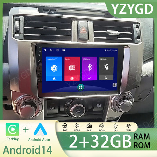 for Toyota for 4Runner 2009-2019 GPS Head Unit Android CarPlay Stereo 9 Car Radio