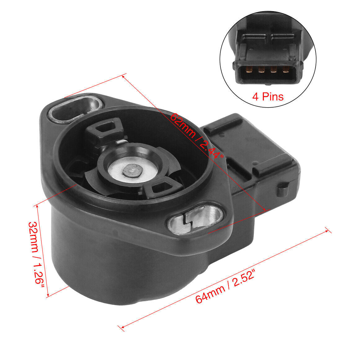 4X Oxygen Sensor Up+Down For 2006 for Saab 9-7x 5.3L Only fit (Downstream Connector)