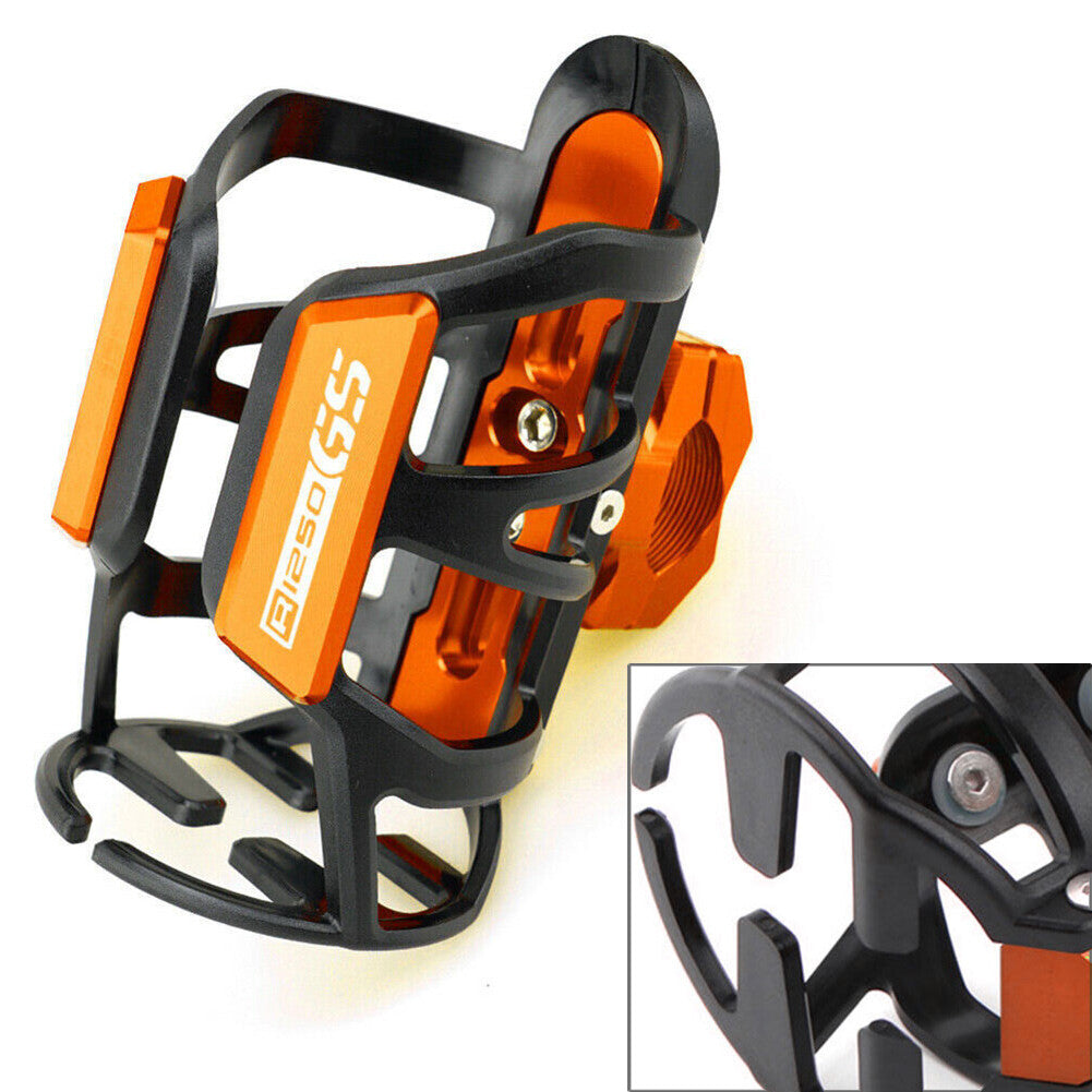 for BMW R1250 1200 GS ADV LC Orange Beverage Water Bottle Drink Cup Holder Stand