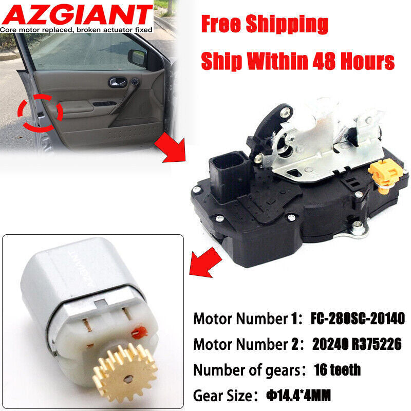 Central door lock actuator motor 7702127213 suitable for Renault Clio MK2 models manufactured between 1990 and 2004/2005.