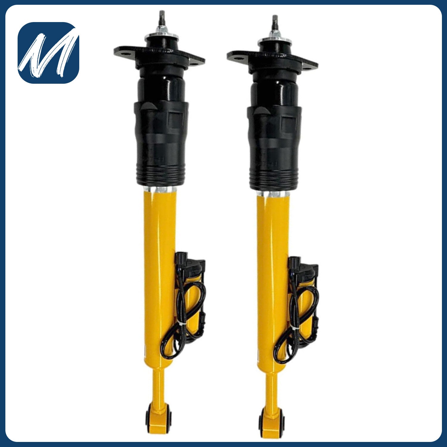 2-piece front shock absorber strut assist unit with EDC, suitable for BMW E65, E66, 750i, 760i (2001-2008).