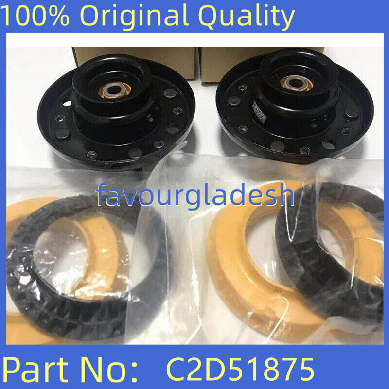 Front Strut Shock Mounts C2D Spring for Seat SET for Jaguar XJ XJR C2D51875