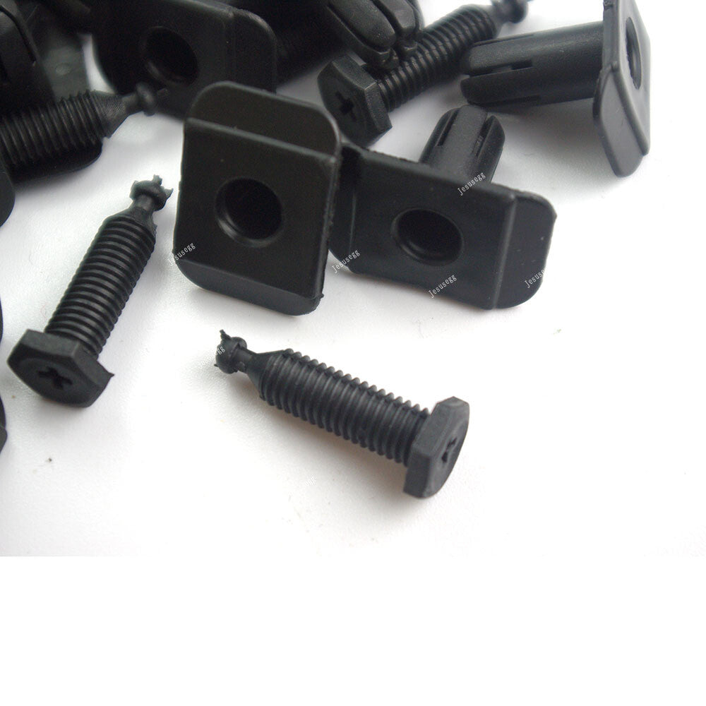20Pcs Bumper Cover Retainer Push Type Clip Nylon Rivet for Mazda 323 MX3 MX5 MX6