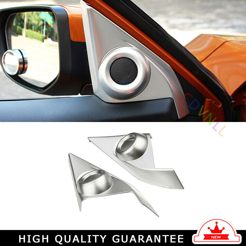 A Post Front Triangle Cover Trim 2 for Honda for Civic 10th 2016-2021 Silver Matte