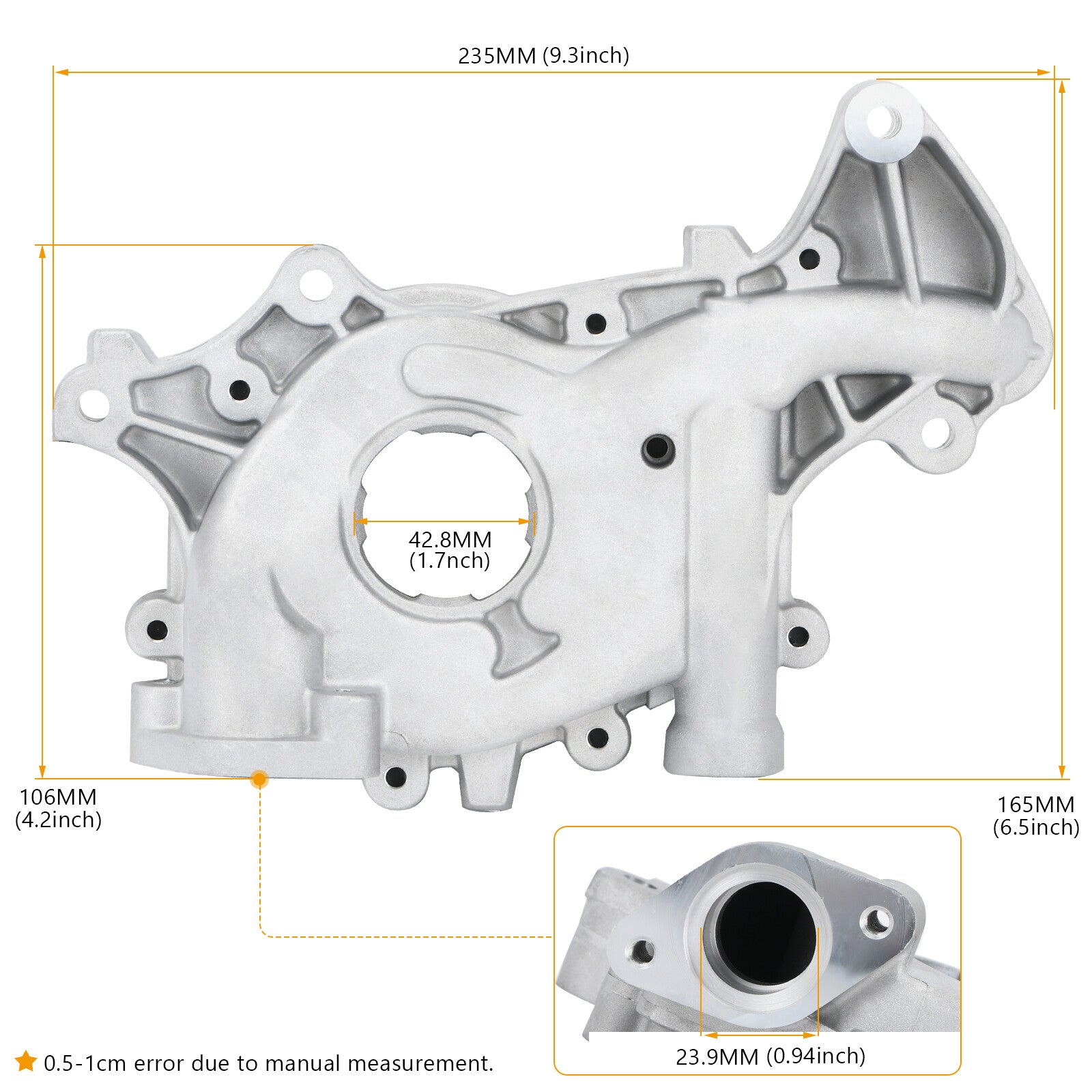 Engine Oil Pump M390HV High Volume for 2007-2020 for Ford 3.5L 3.7L for Mercury for Lincoln