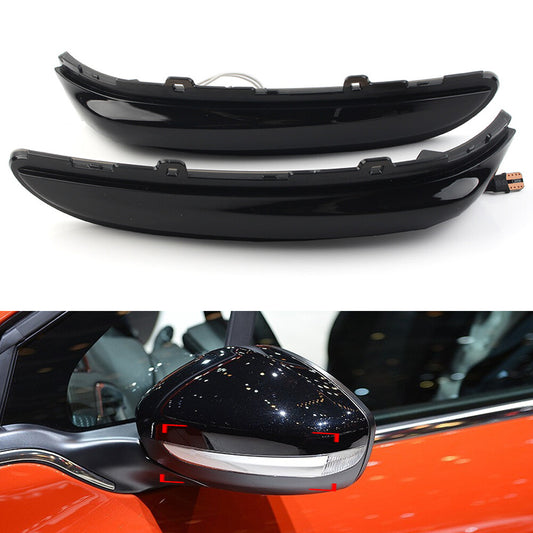 Flowing LED Rearview Mirror Dynamic Turn Signal Light for Peugeot 208 2012-21 mo