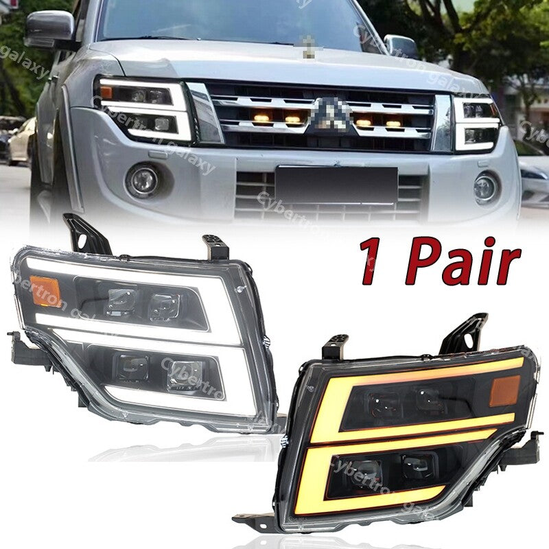 LED Headlights Upgrade For Pajero V97 2006-2021 V93 Montero V95 Dynamic Lamps