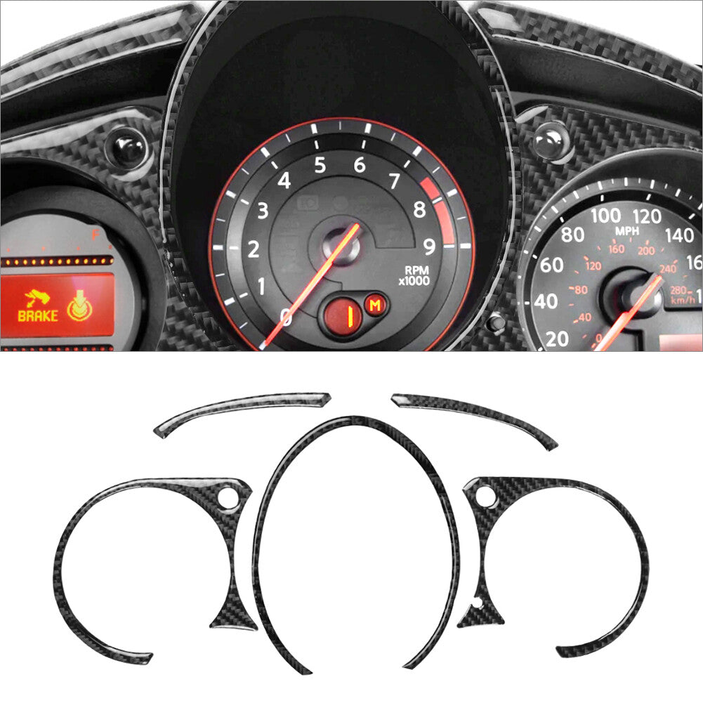 17Pcs Carbon Fiber Interior Full Set Kit Cover Trim for Nissan 370Z 2009-2020