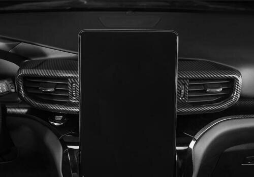 for Ford Explorer 20-22 Carbon Fiber Center Console Air Outlet Vent Cover Trim