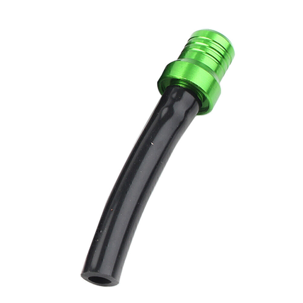 Fit ATV Dirt Bike Pit Quad Green 72mm CNC Gas Fuel Tank Cap Valve Vent Hose Tube
