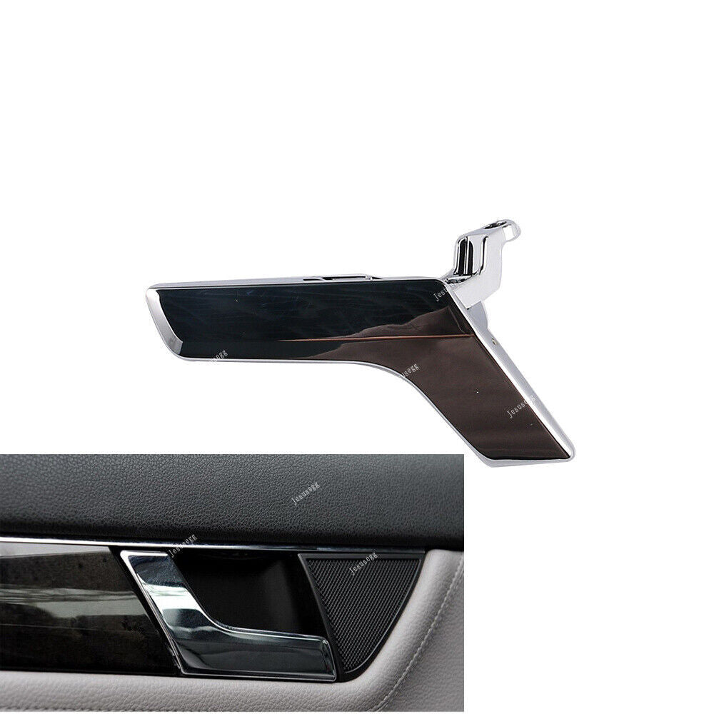 Bright Front Left Inside Interior Door Handle Fit for Mercedes-Benz C-Class W204