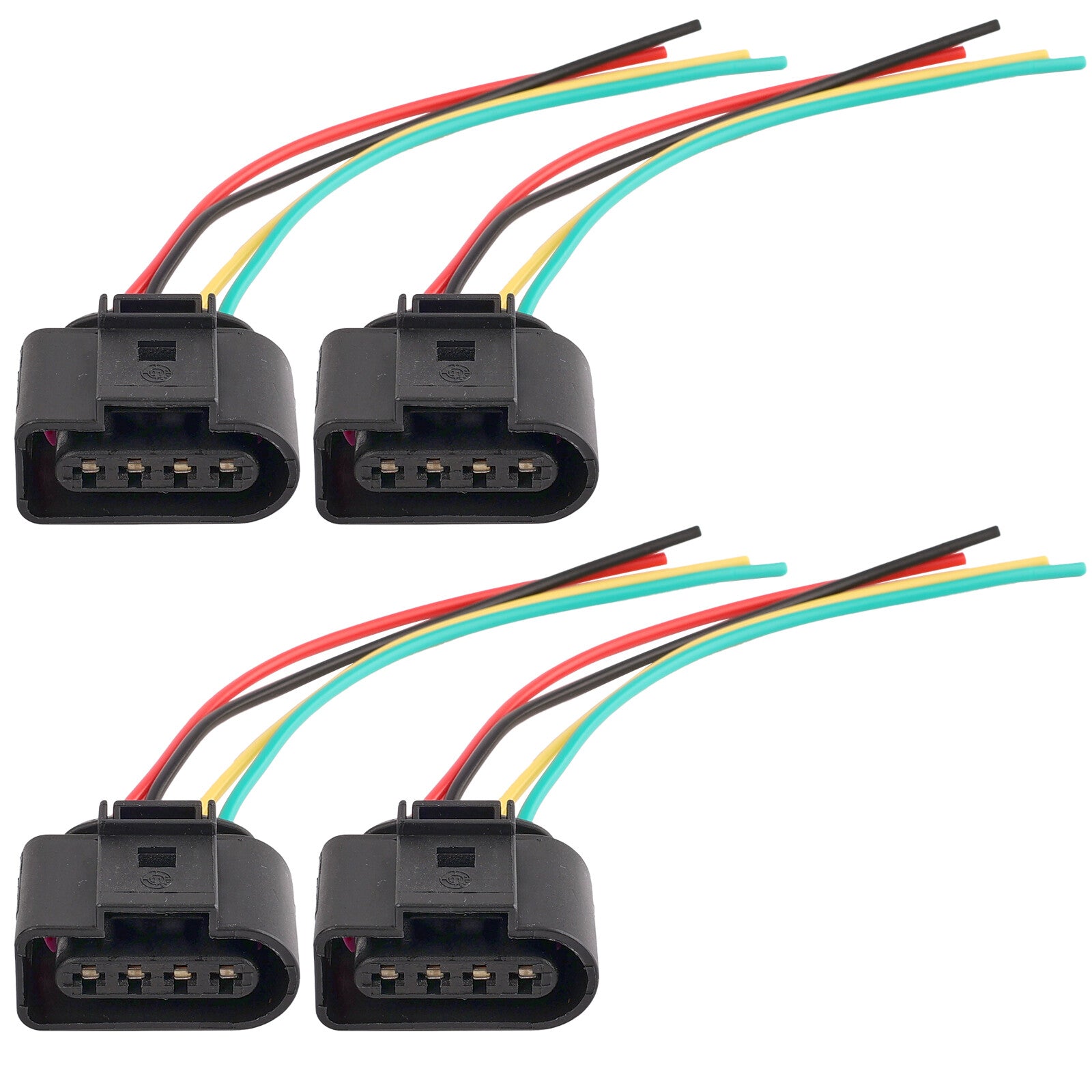 4 Ignition for VW MK5,MK6 GTI for Jetta Rabbit for Golf Coil Wire Harness Connector Plug