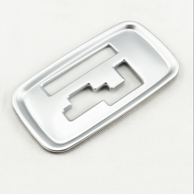 Matt Console Gear Shift Frame Cover Trim Silver for Mitsubishi Outlander 2013-20