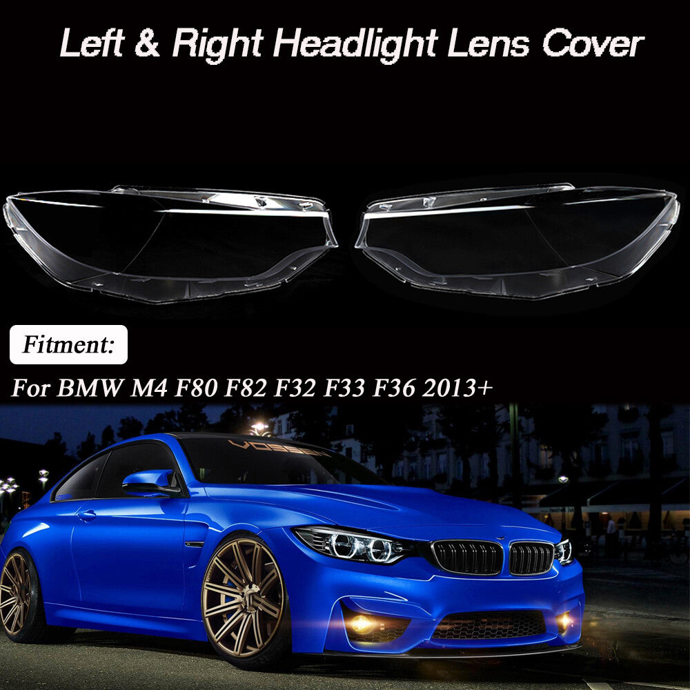 Headlight lens cover/lens for BMW M4 F80 F82 F32 F33 F36 2013+