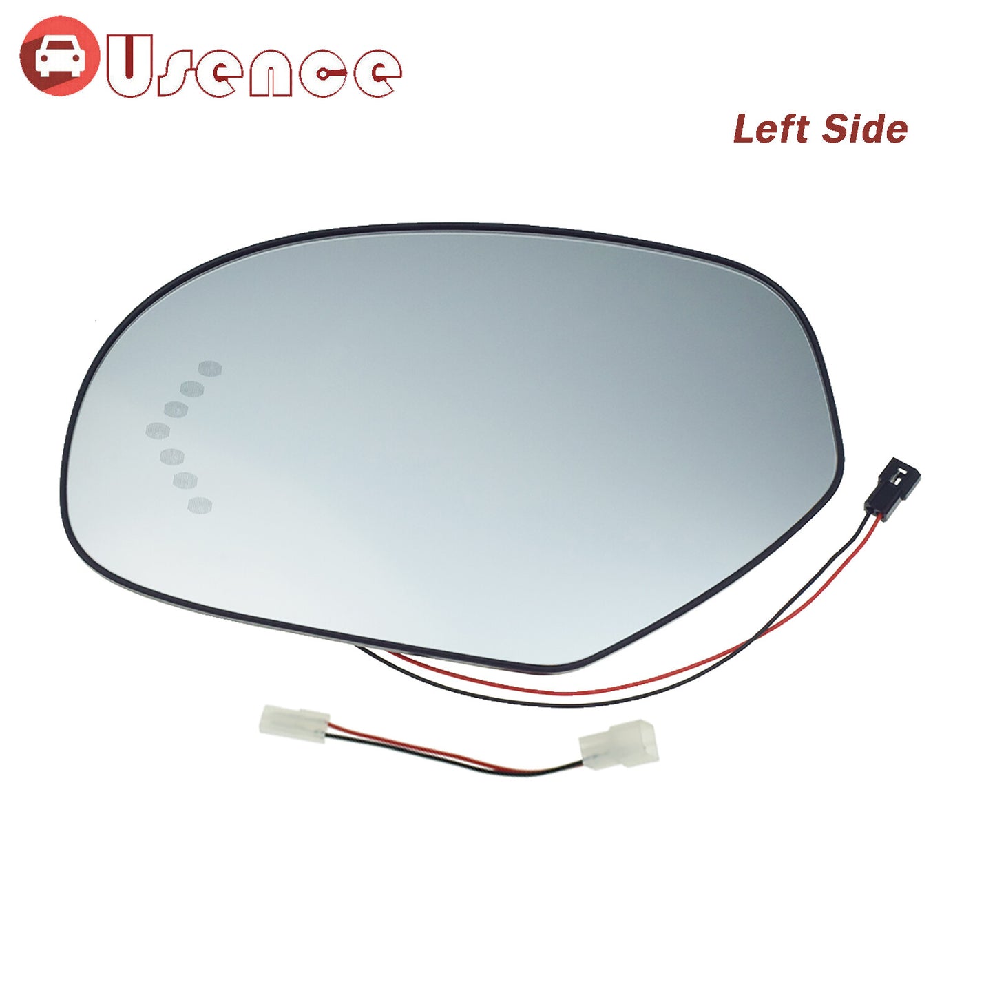 Left Driver Side Heated Mirror Glass 15874992 For 07-13 for Chevrolet Silverado for GMC