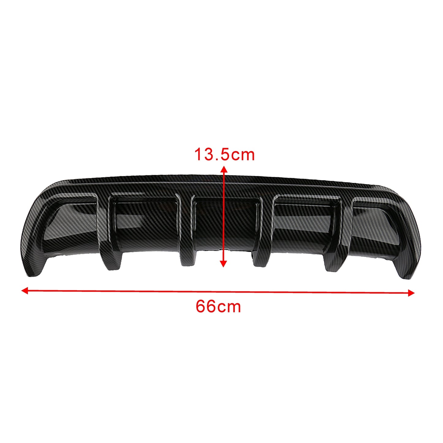 Rear bumper body kit, shark chin, boiler diffuser trim cover kit, universal
