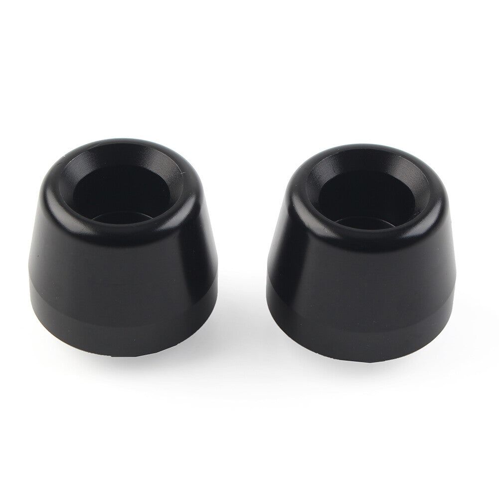 Handlebar Grips Bar End Slider Cap Black for YAMAHA YZFR1 YZF-R1 2015-2023