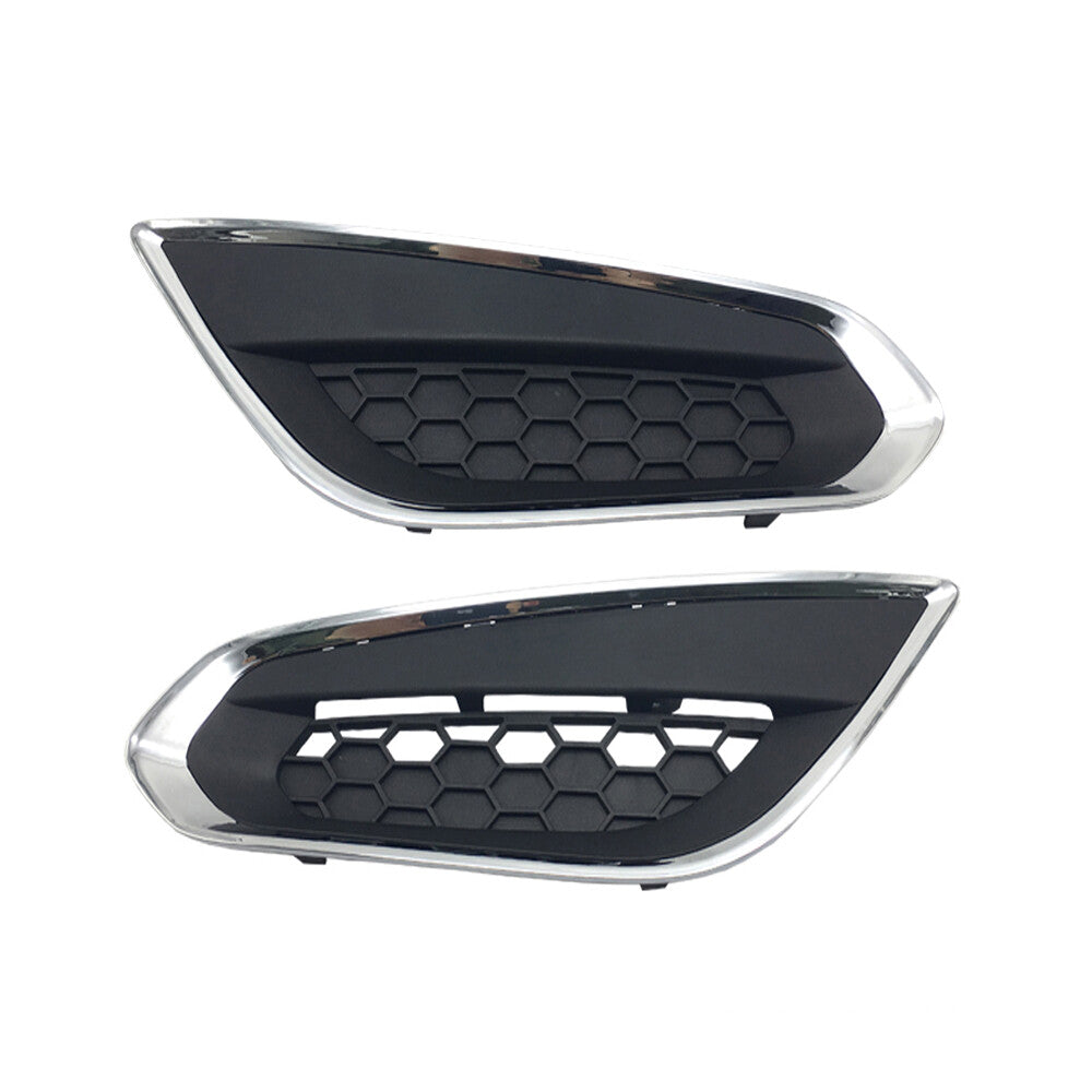 Fits For S60 2010-2013 2x Front Left Right Side Bumper Fog Light Grille Cover