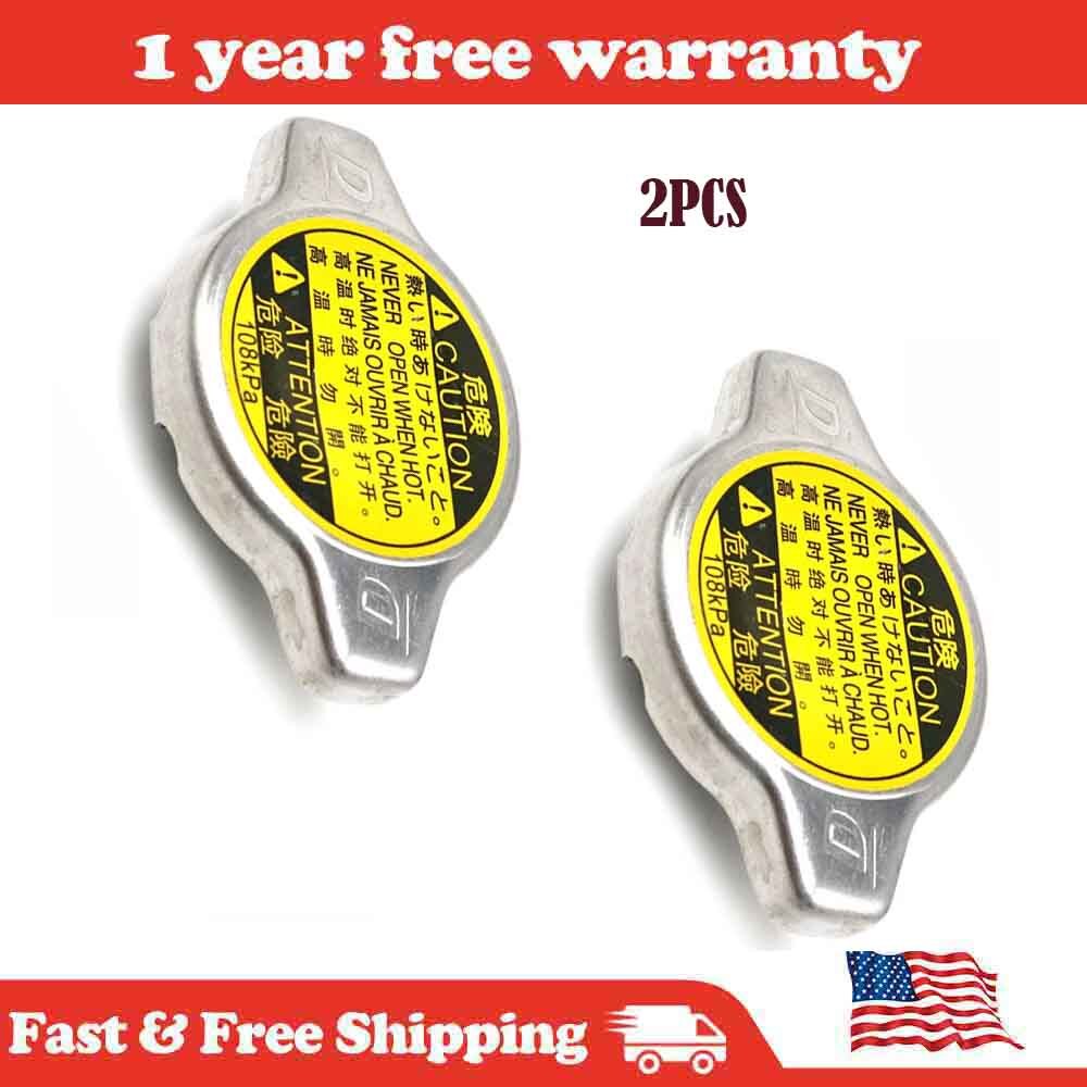 2Pcs Radiator Cap 108kPa Replacement for Toyota for Camry for Corolla 16401-20353 01-17