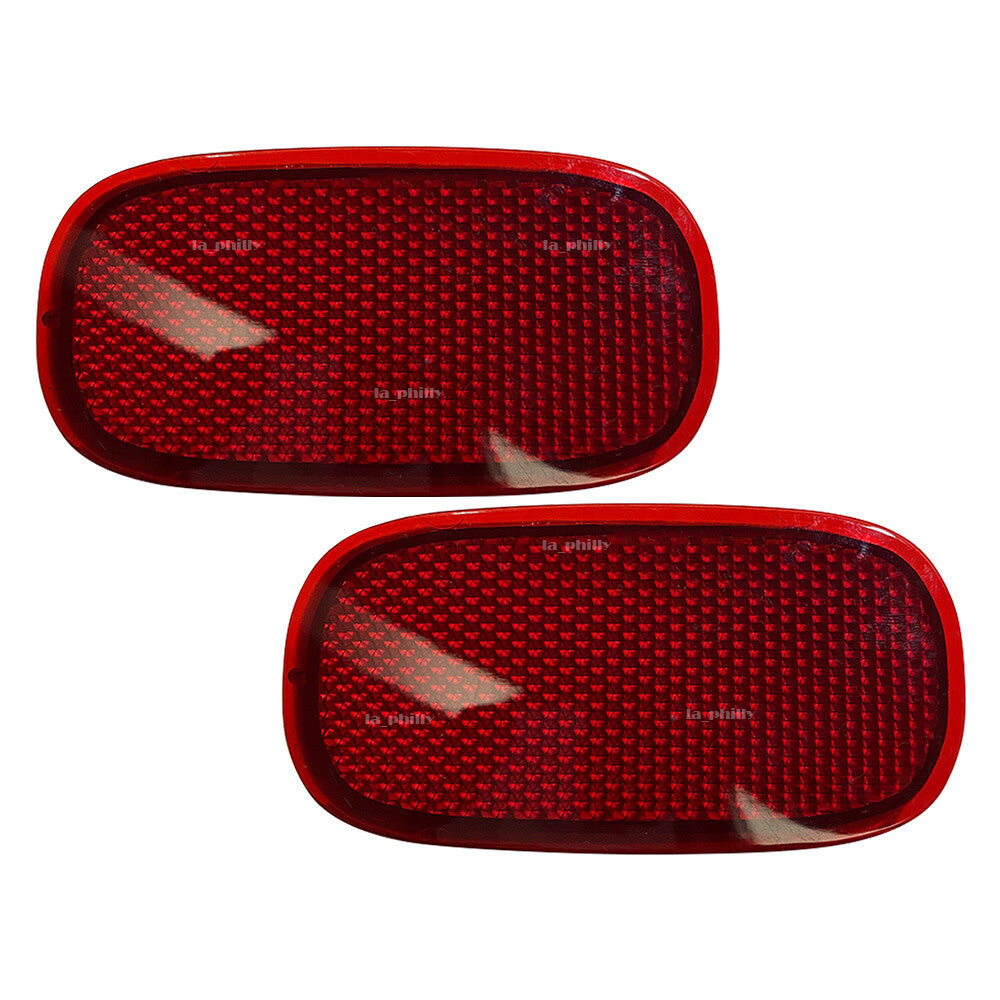 2Pcs Red Rear Tail Bumper Reflector Lamp Light LH=RH For 1994-2005 for Toyota Rav4