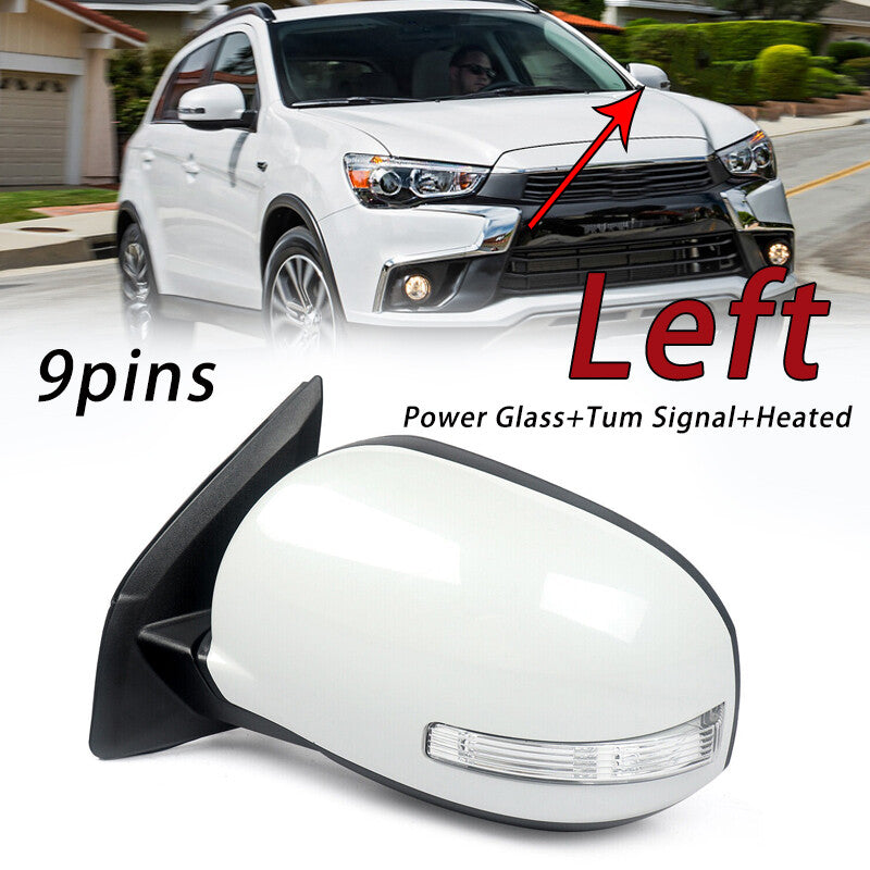 Left side mirror turn signal 9-line for Mitsubishi Outlander Sport ASX 14-19