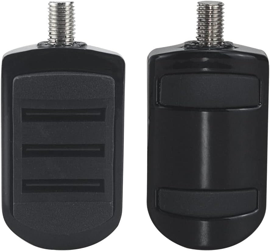 Motorcycle Black Brake Pedal Pad Cover for Harley 86-17 FL Softail Dyna FLD12-16