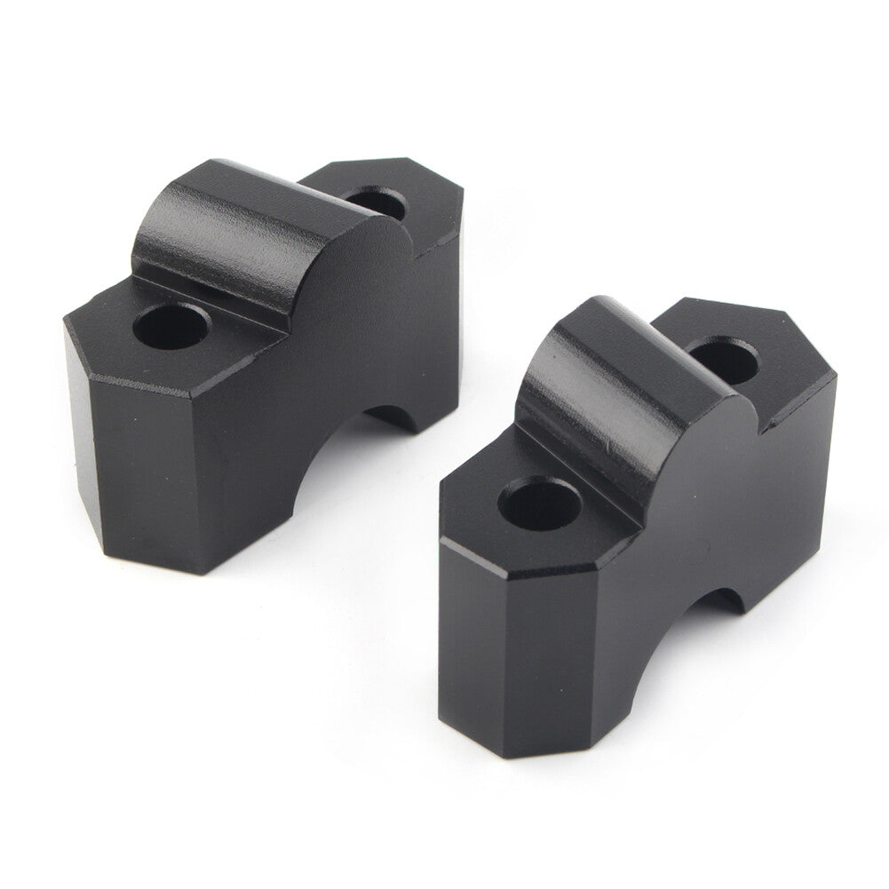 Handlebar Riser Clamp for Kawasaki Z750 2004-2011 Z1000 2003-2016 Pair Black