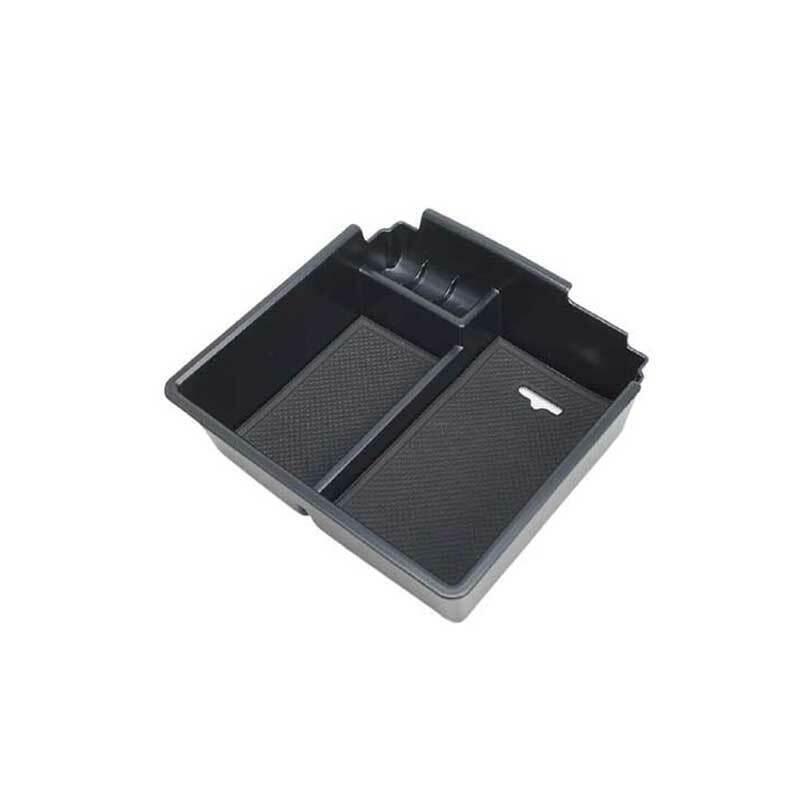 Matte Black Middle Console Storage Box Trim 1PCS Fit for Ford Ranger 2015-2022