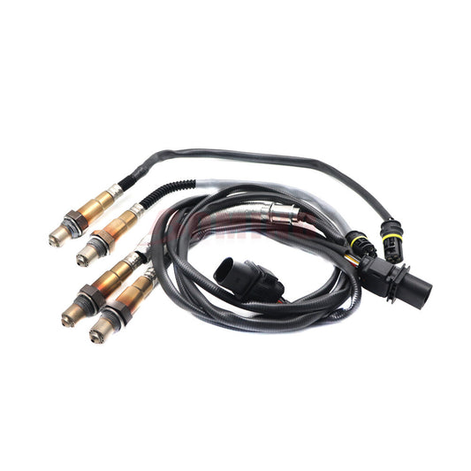 Two upstream and downstream oxygen sensors, 2349120 and 2344446, for Subaru Outback 2.5L, 2005-2007.