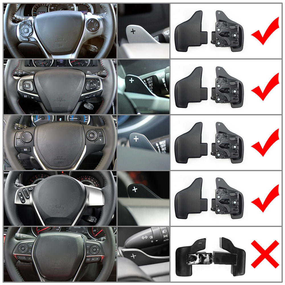 Fit for Toyota Mark X Levin for Camry Car Steering Wheel Shift Paddle Shifter Extension