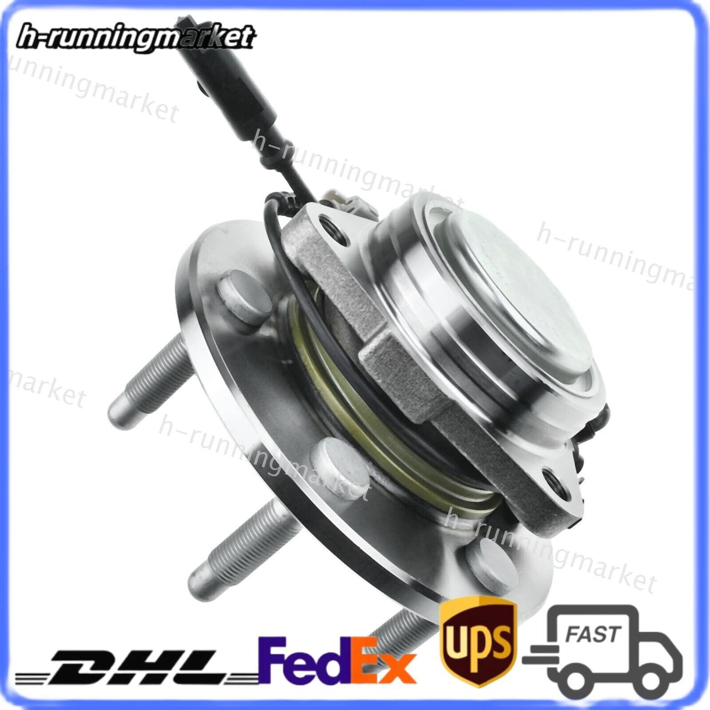 2x Wheel Hub Bearing Assembly Front LH RH for Cadillac for Escalade for Chevrolet for GMC