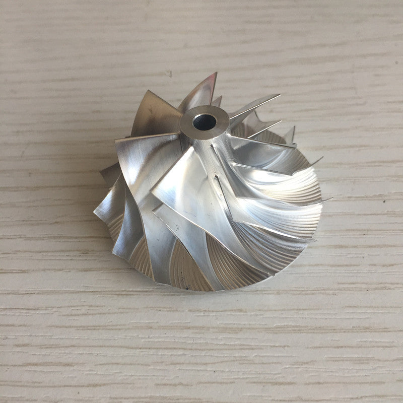 KP39 33.60/46.00 mm 7+7 blade performance turbine blank compressor wheel suitable for BMW