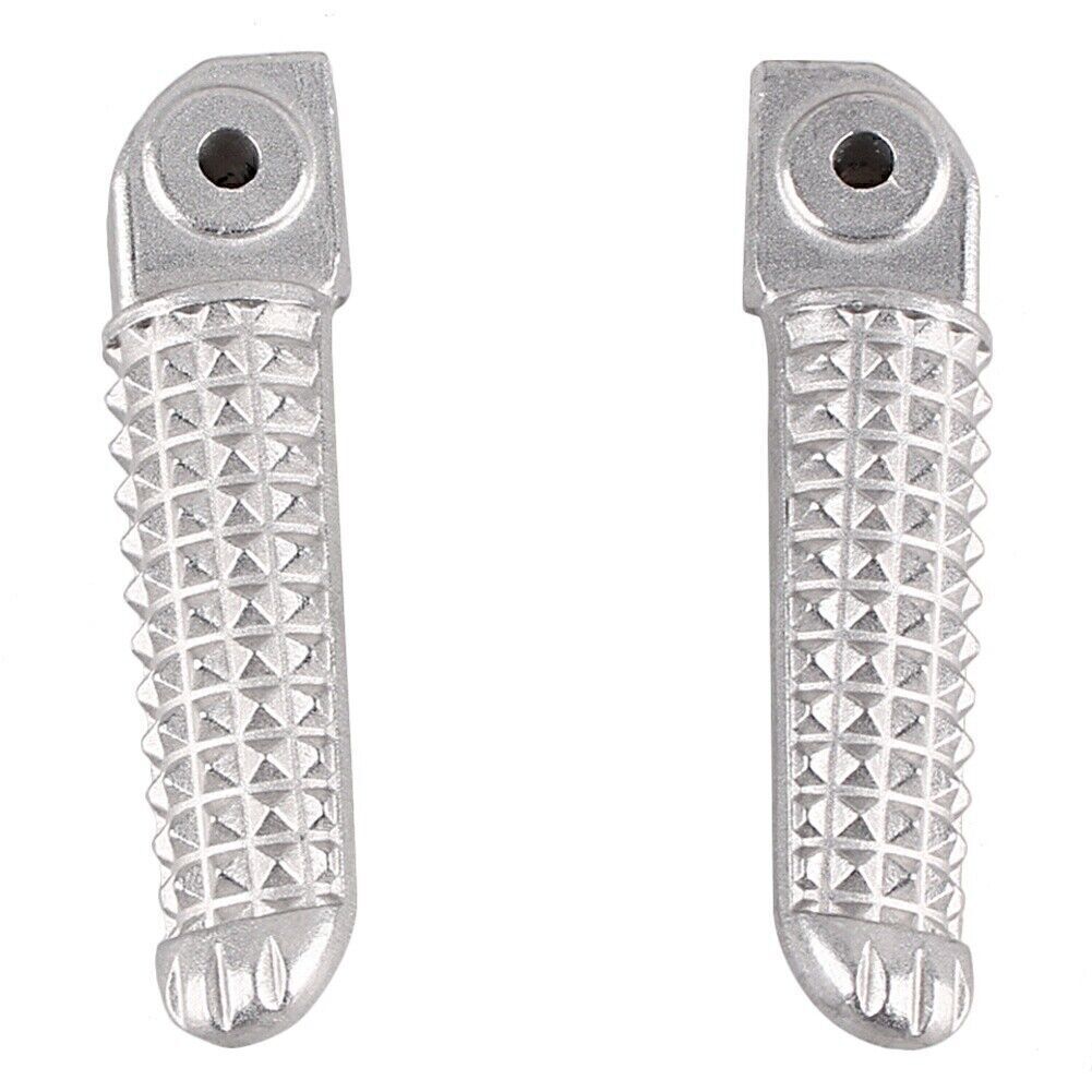 Rider Rear Foot Pegs Footrests Footpegs Set for Yamaha YZF R6 2003 - 2011 Silver