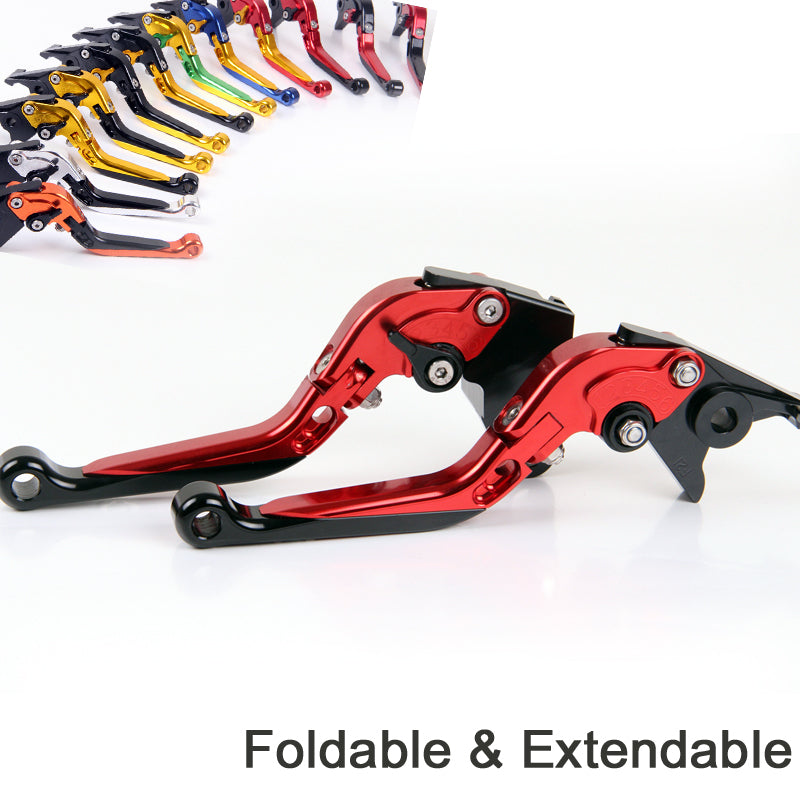 Red FoldingExtendable Brake Clutch Levers For Honde CB750 Nighthawk /VTX1300