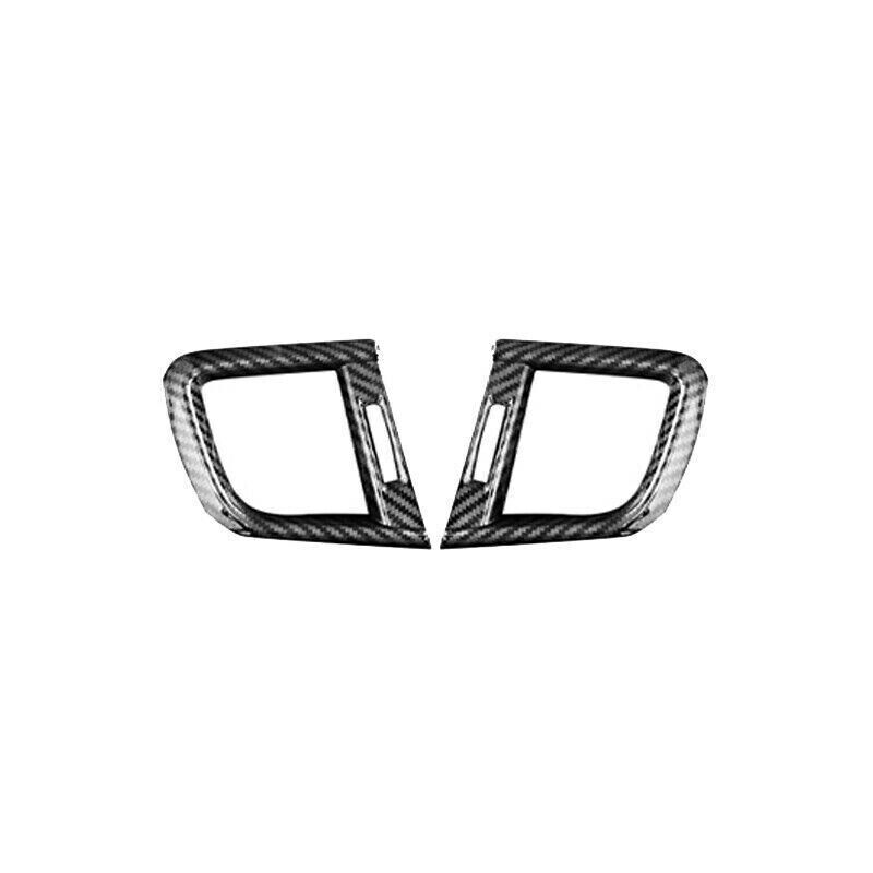 LR AC Air Outlet Vent Cover Trim 2PCS for Honda CRV CR-V 2017-2022 Carbon Fiber