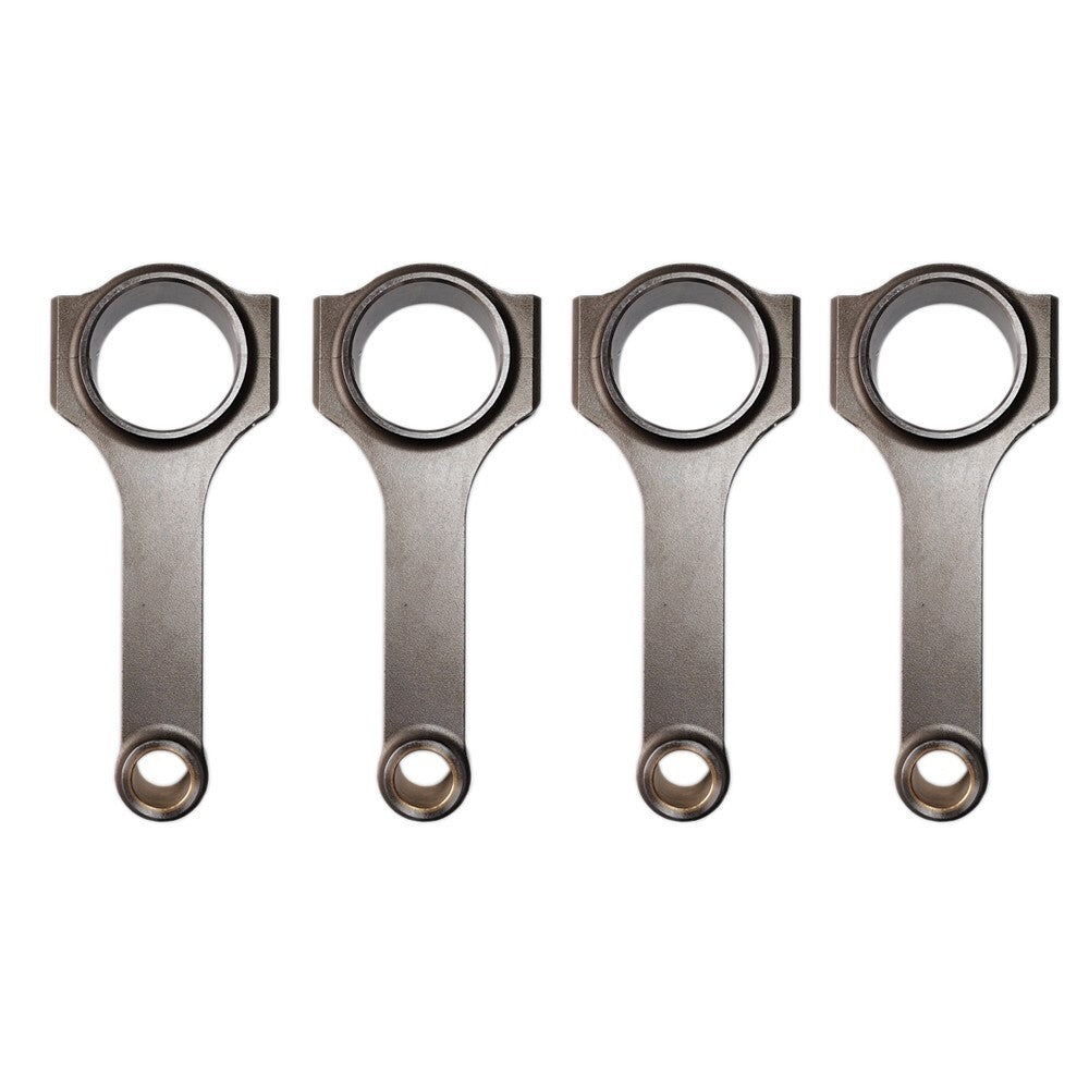 4-piece forged 4340 H-BEAM connecting rods, 5.459 inches, for Honda D16L for CIVIC CRX boltless design.