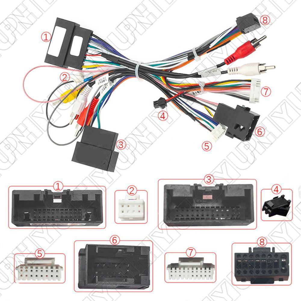 16 PIN Wiring Harness Connector+Canbus Box for Ford Focus 2012-2015 Stereo Radio