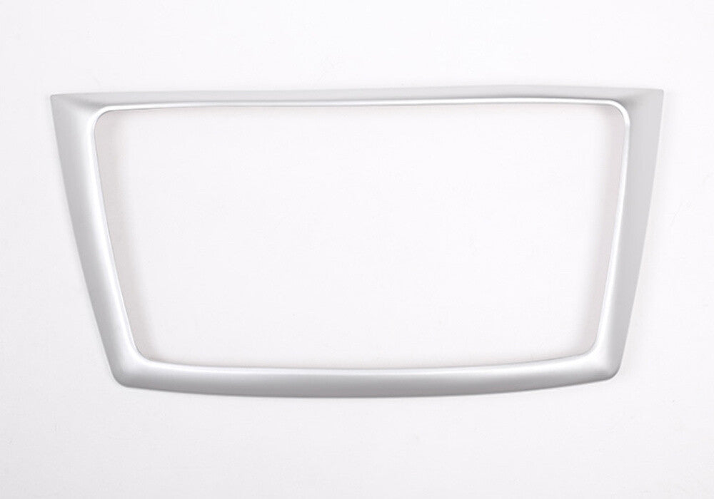 Silver ABS Central Control CD Switch Panel Trim for Benz GL GLE GLS ML 2013-2019