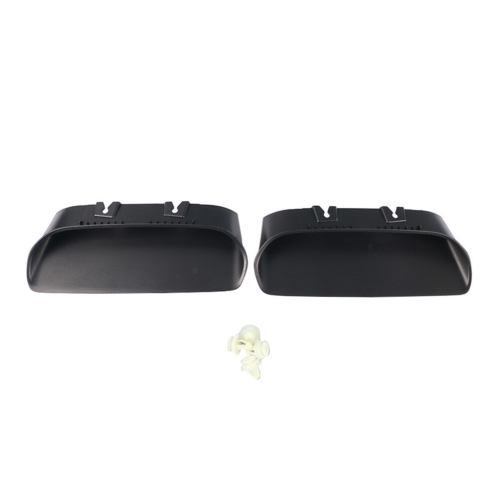 2Pcs Left Right Side Hood Bezels Black Trim Fits for Challenger 2019-2020