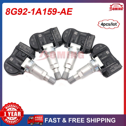 4PCS TPMS 8G92-1A159-AE for Volvo S60 S80 V60 XC70 433MHz TIRE PRESSURE SENSOR