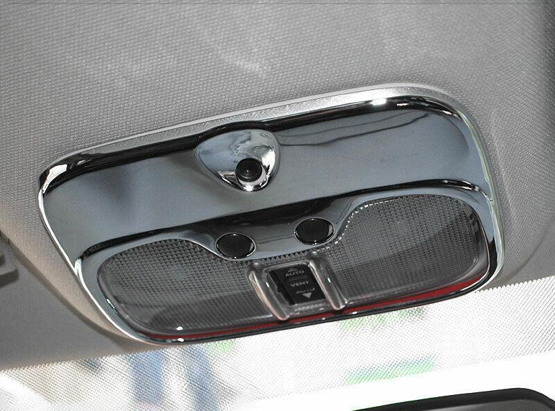For 2010-2016 for Jeep Patriot Compass Chrome Front Reading Lamp Frame Cover Trim